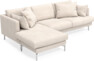 Harper - 4-sits med schäslong vänster - Beige
