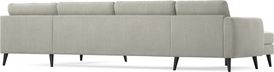 Bridge - 3-sits soffa med schäslong vänster och divan höger - Grå