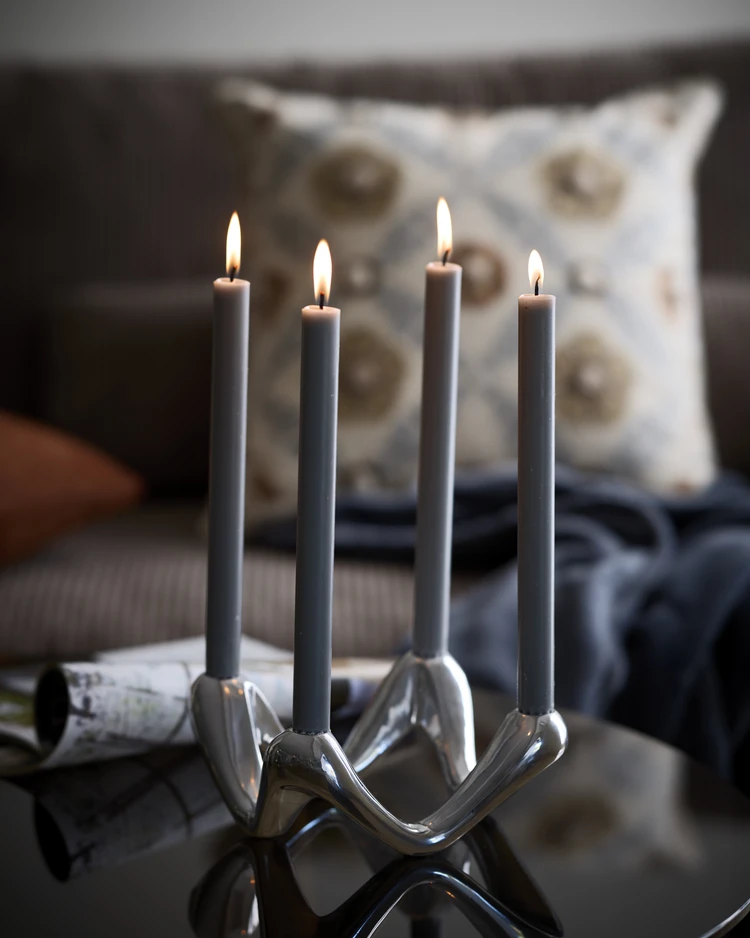 Arden - Ljusstake, H 8,5 L24,5 B24 cm - inspiration