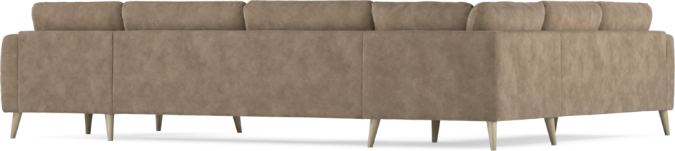 Bridge - Hörnsoffa, 2+3-sits med schäslong höger - Beige