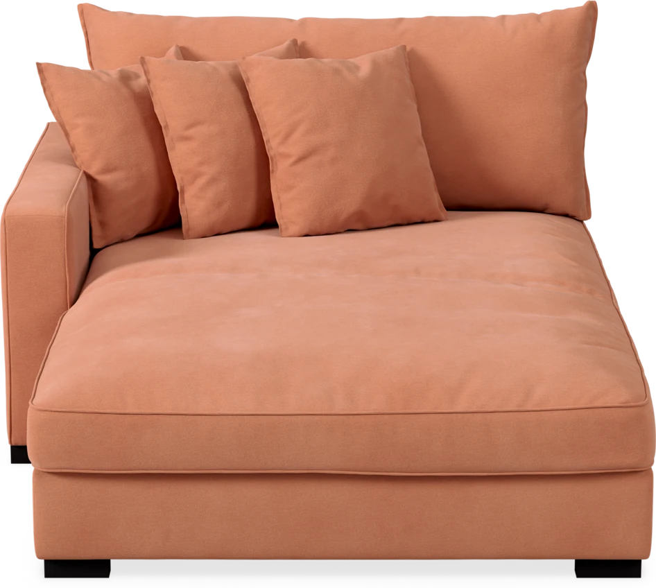 Rossi - Schäslong XL vänster - Orange