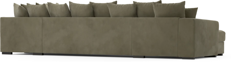 Town - 3-sits soffa med divan höger och schäslong vänster - Grön