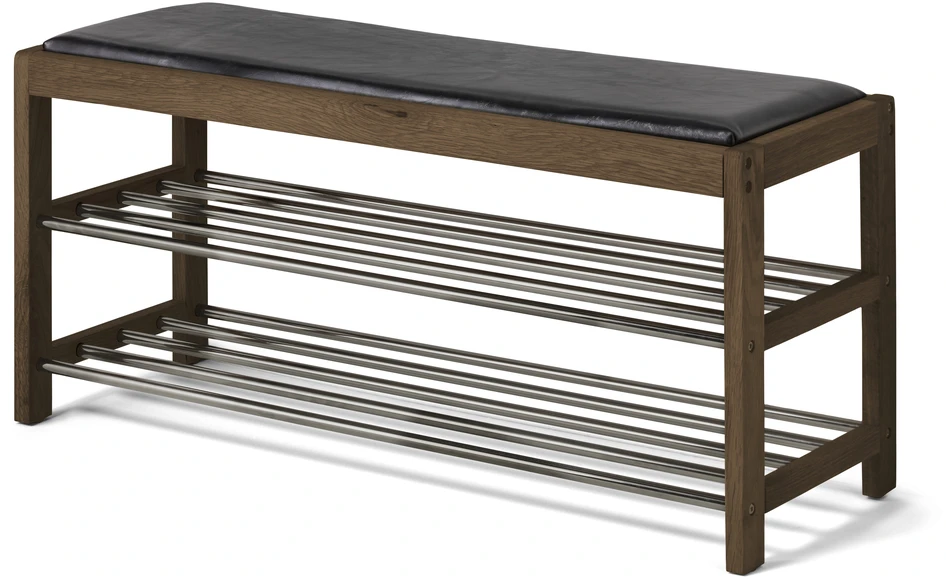 Branäs - Hallbänk, B 100 cm - Brun