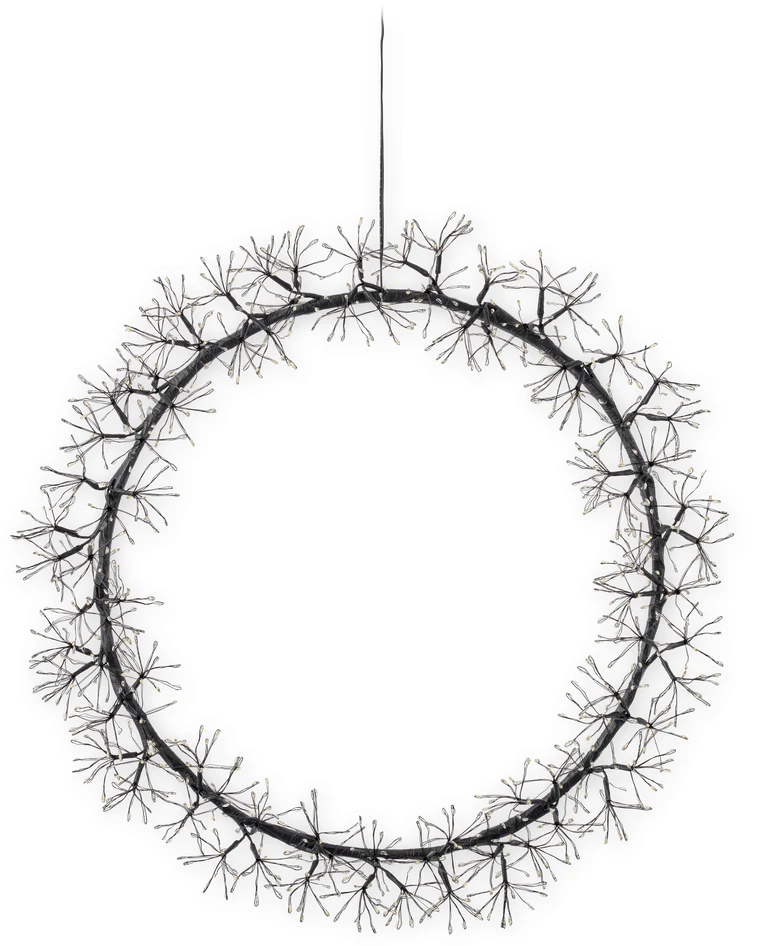 Blänka  - Dekorationsbelysning, Ø 55 cm - Svart