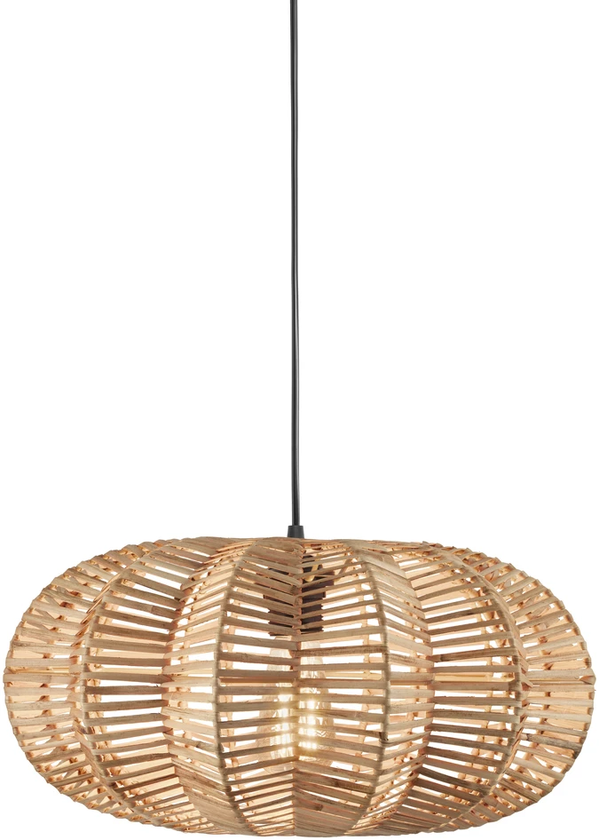 Azra - Taklampskärm H20 Ø43 cm - Brun