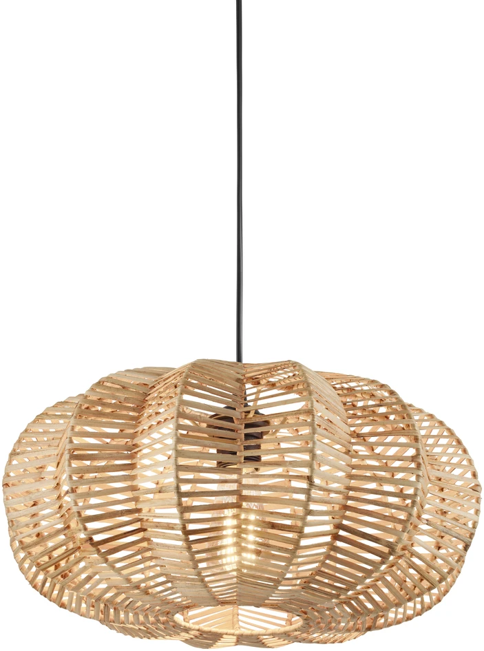 Azra - Taklampskärm H20 Ø43 cm - Brun
