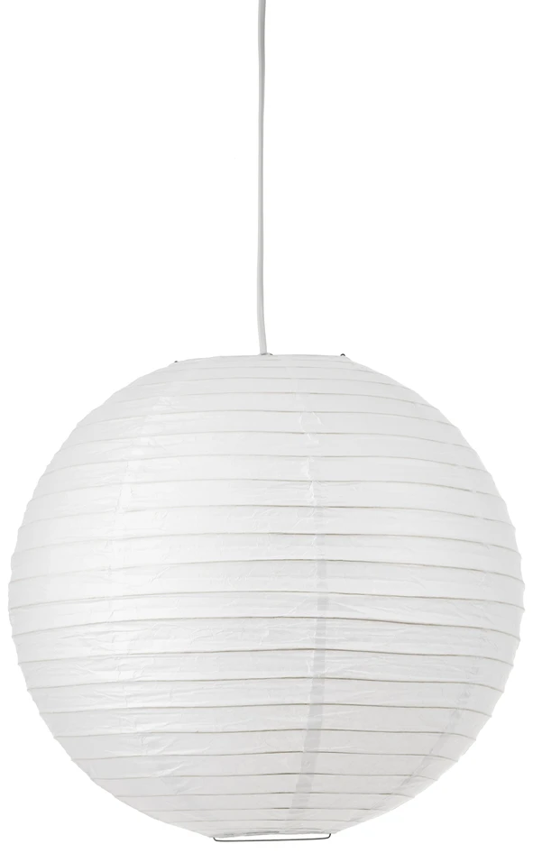 Naida - Taklampskärm, Ø40 H40 cm - Vit