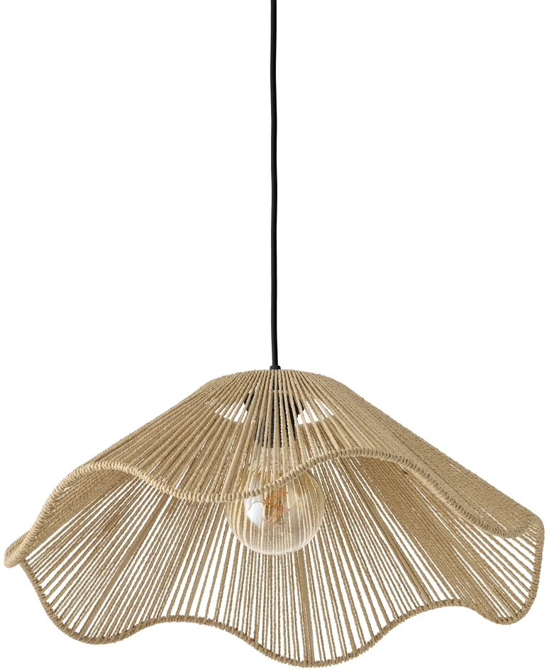 Minna - Taklampskärm H20 Ø50 cm - Beige