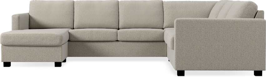Nevada - Hörnsoffa, 3+2-sits med schäslong vänster - Beige