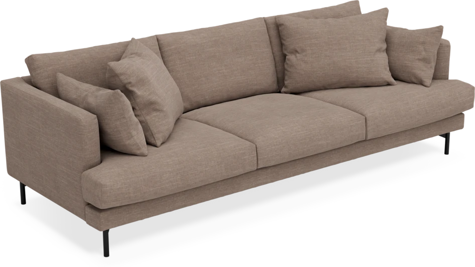 Harper - 4-sits soffa - Brun