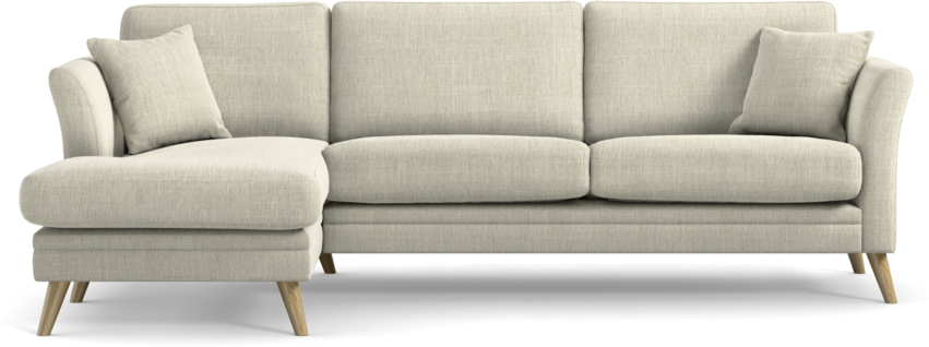 Eden - 2,5-sits soffa med schäslong - Beige