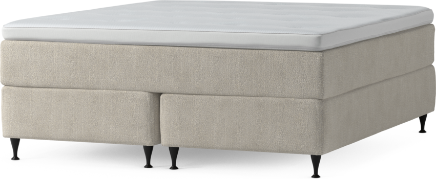 Delux Exclusive - Kontinentalsäng, dubbelsäng med bäddmadrass och sängben