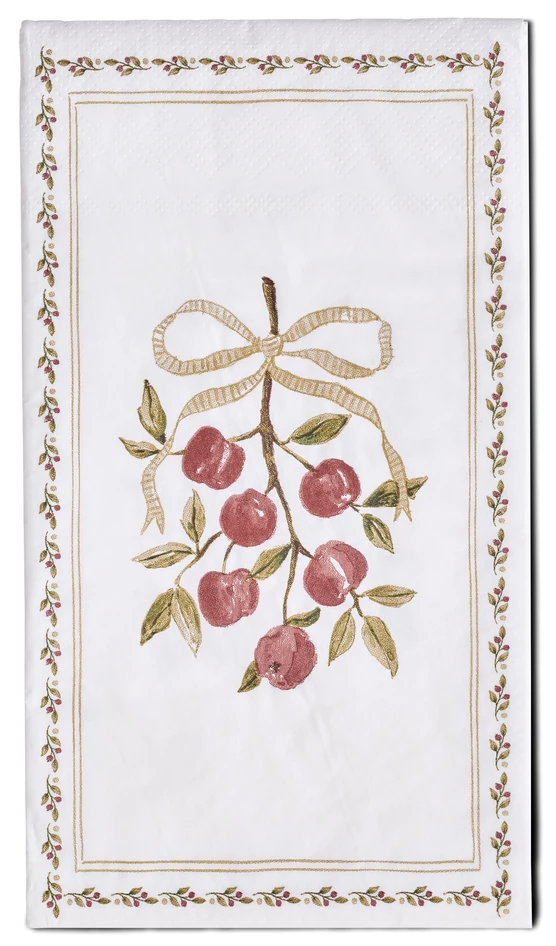 Juläpple - Servett, 33x40 cm, 20-pack - Flerfärgad