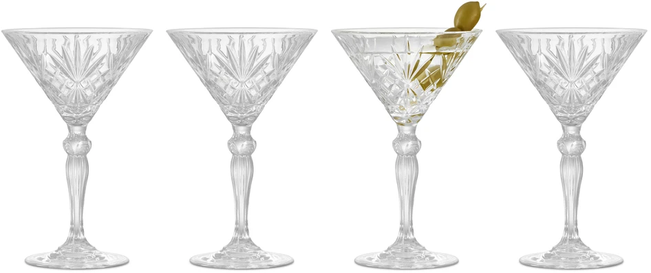 Melodia - Cocktailglas, 4-pack 21 cl - Vit