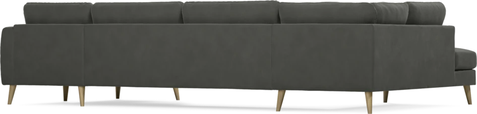 Bridge - 3-sits soffa med divan vänster och schäslong höger - Grå