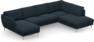 Madison Lux - 2-sits soffa med schäslong vänster och divan höger - Blå