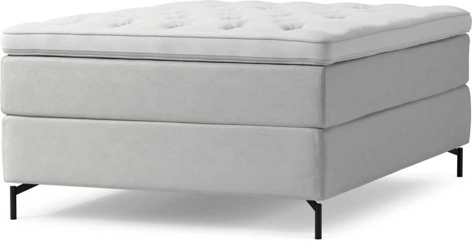 Delux Exclusive - Kontinentalsäng, enkelsäng 140 cm med bäddmadrass och sängben