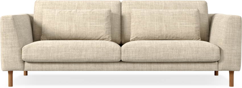 Willow - 3-sits soffa, fast klädsel - Beige