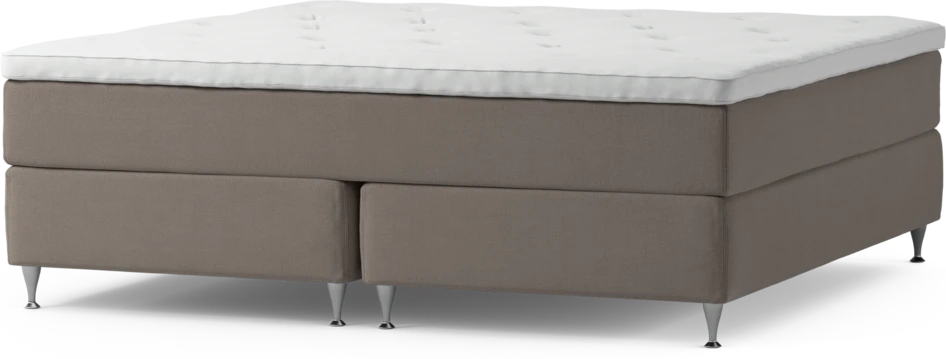 Delux Exclusive - Kontinentalsäng, dubbelsäng med bäddmadrass och sängben