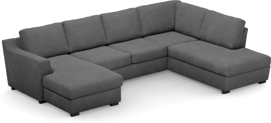 Friday - 3-sits soffa med schäslong vänster och divan höger - Grå