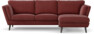 Madison - 2-sits soffa med schäslong höger - Rosa