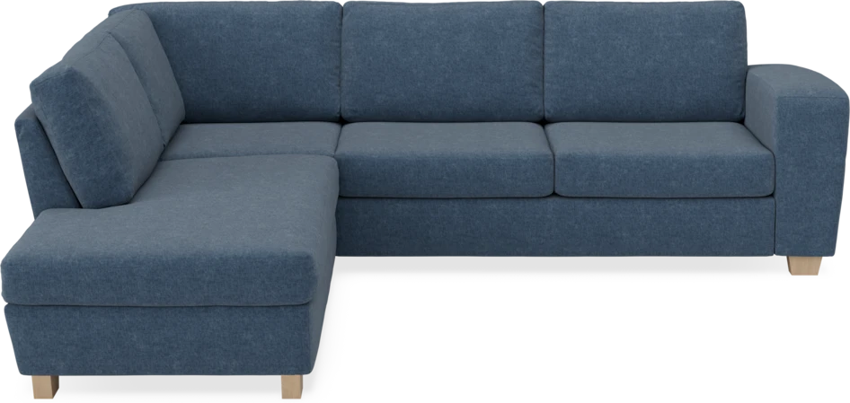 Friday - 2,5-sits soffa med divan vänster - Blå