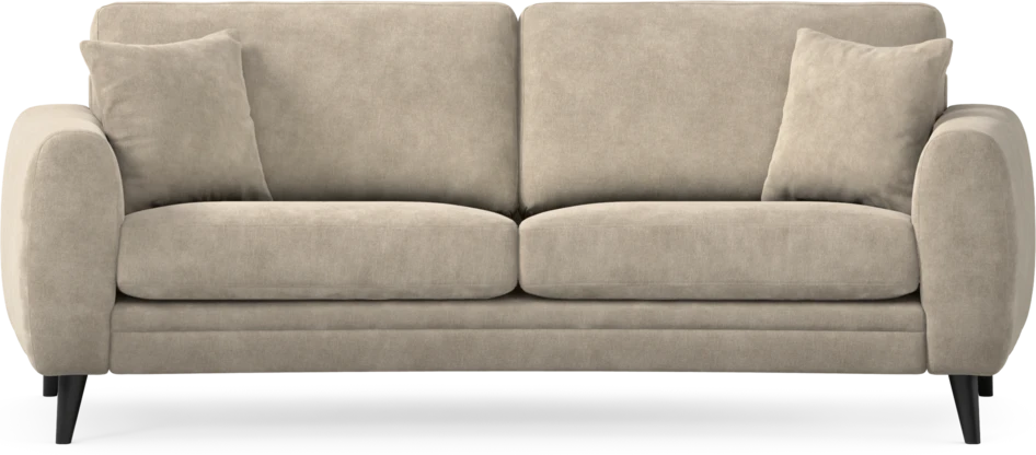 Eden - 2,5-sits soffa svängd - Beige