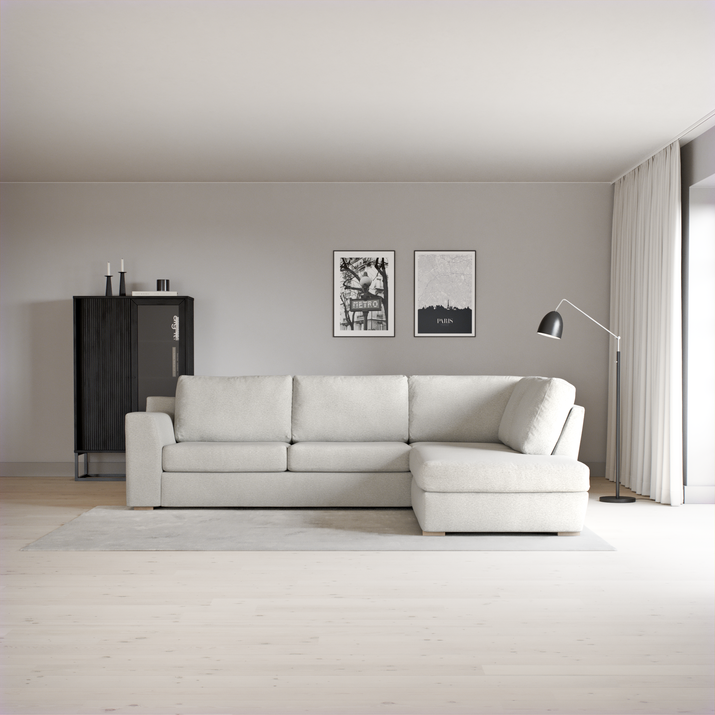 Friday - 2,5-sits soffa med divan höger - inspiration