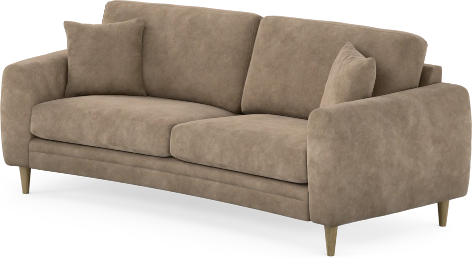 Eden - 2,5-sits soffa svängd - Beige