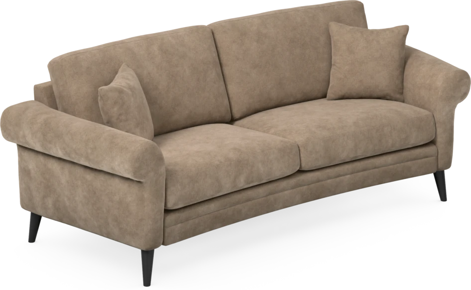 Eden - 2,5-sits soffa svängd - Beige