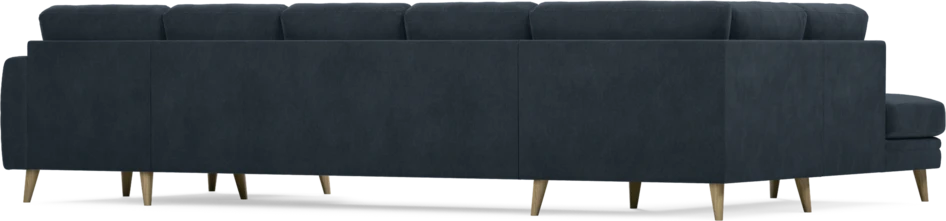 Eden - 3-sits soffa med divan vänster och schäslong höger - Blå