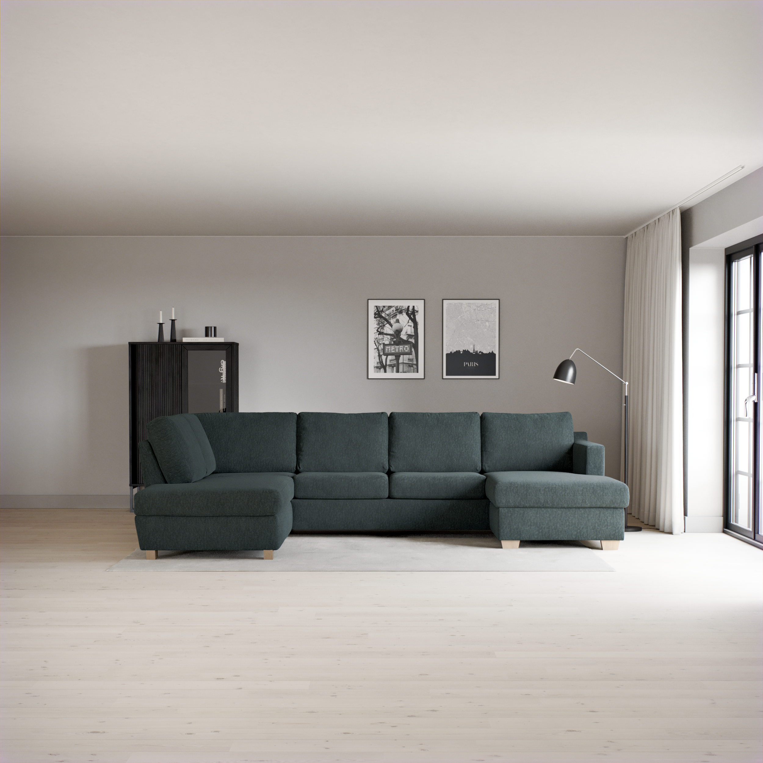 Friday - 3-sits soffa med divan vänster och schäslong höger - inspiration