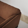 Madison - 3-sits soffa med divan vänster - Brun