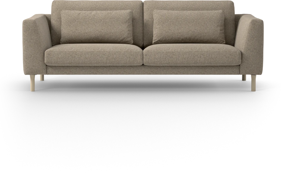 Willow - 3-sits soffa, fast klädsel - Beige