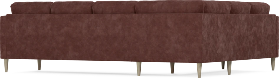 Eden - Hörnsoffa, 2+3-sits - Röd
