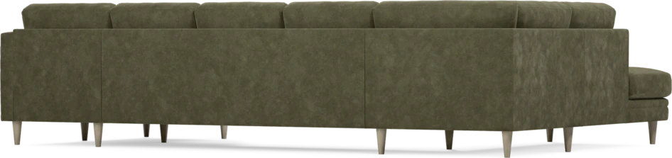 Eden - 3-sits soffa med divan vänster och schäslong höger - Grön
