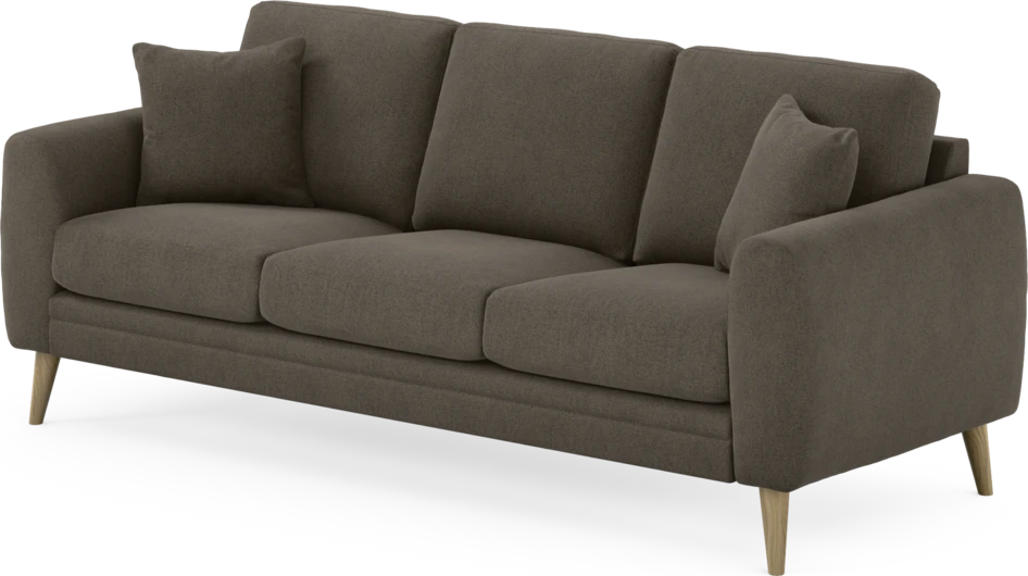 Eden - 3-sits soffa - Brun