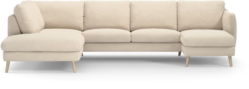 Madison Lux - 2-sits soffa med divan vänster och schäslong höger - Beige
