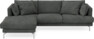 Harper - 4-sits med schäslong vänster - Grå