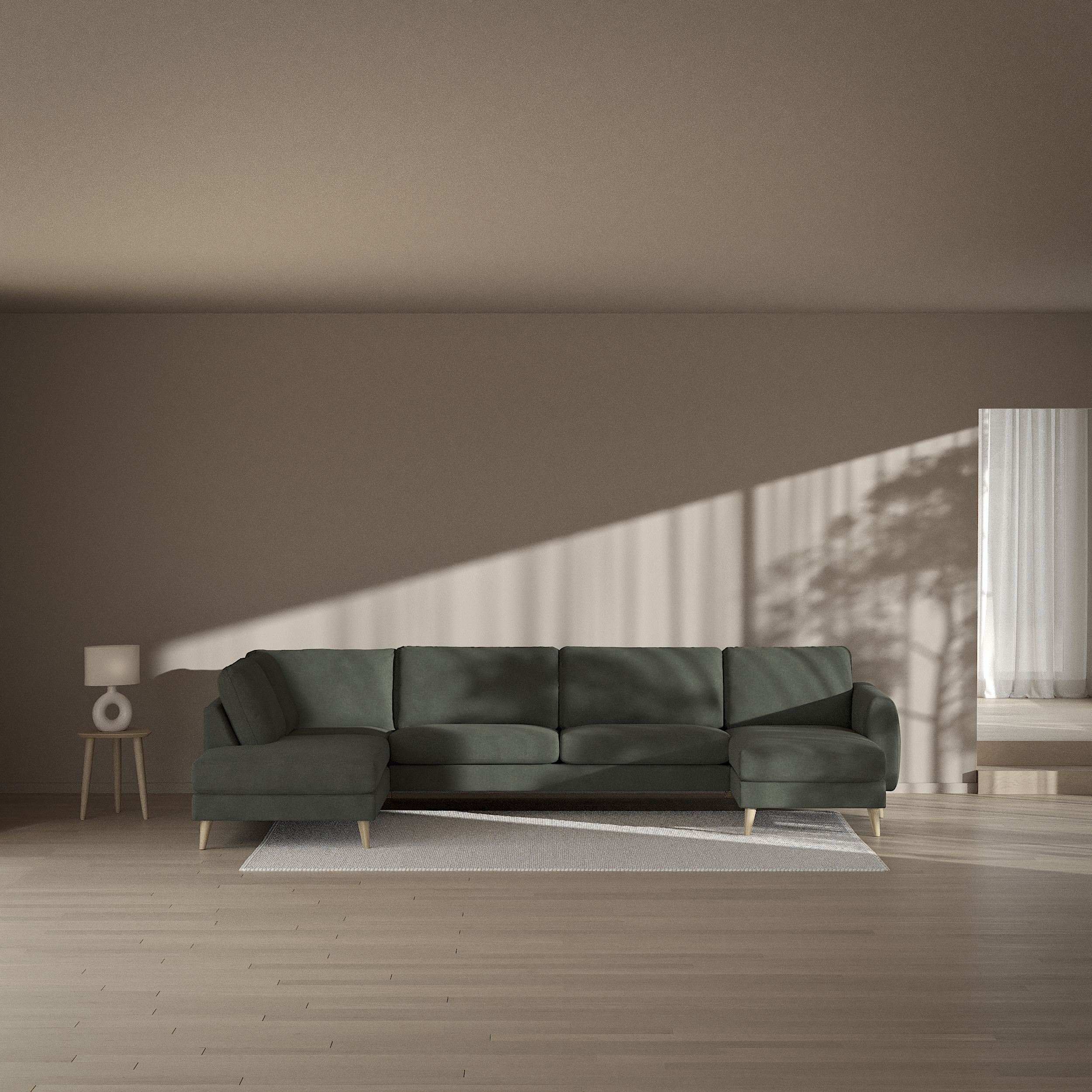 Bridge - 3-sits soffa med divan vänster och schäslong höger - inspiration