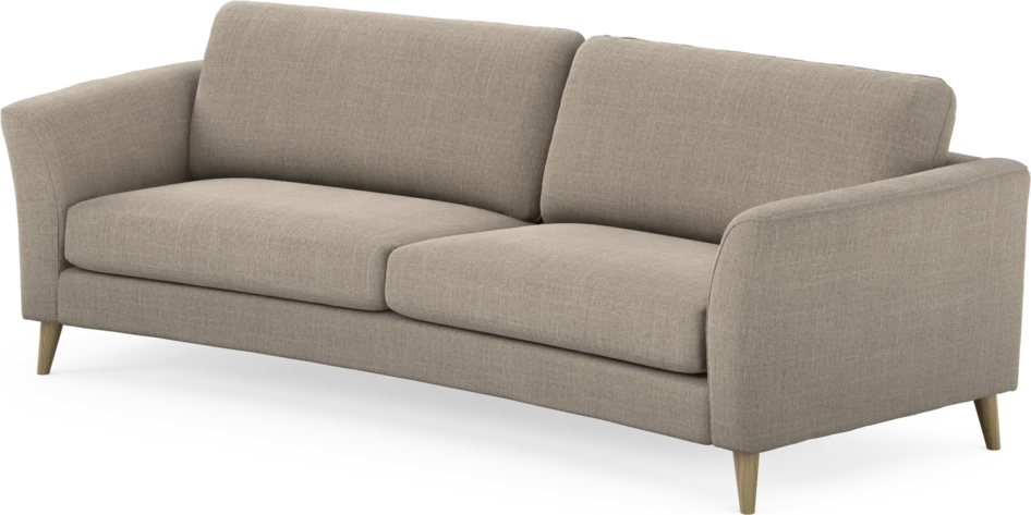 Bridge - 3-sits soffa svängd - Beige