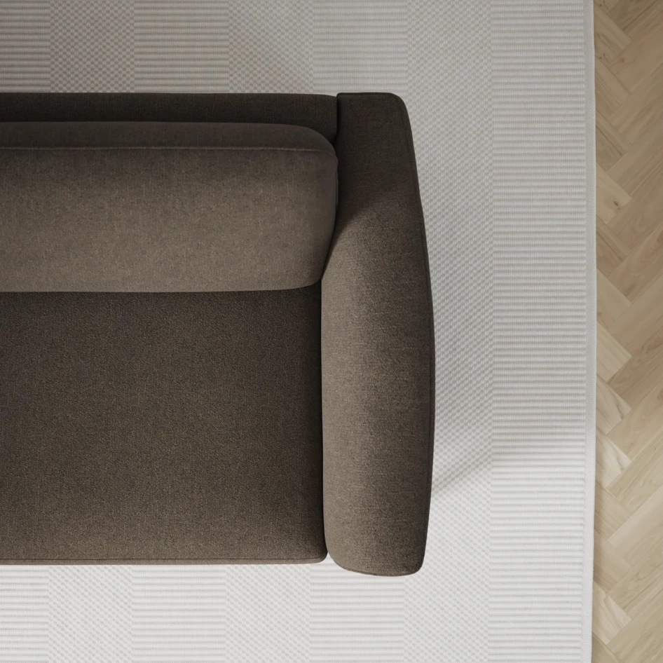 Bridge - 4-sits soffa - Brun