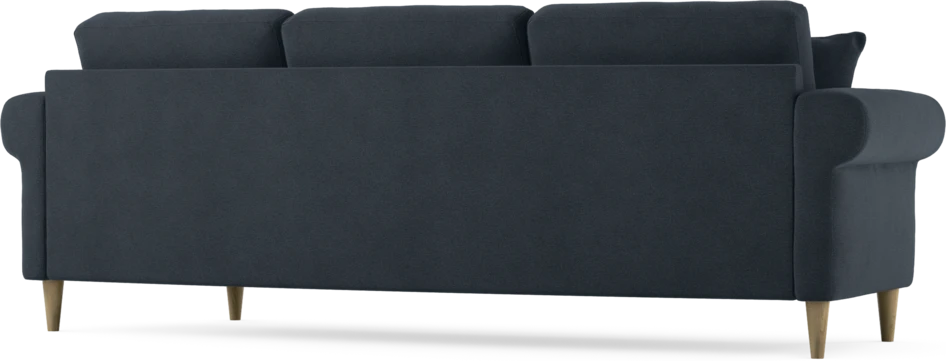 Eden - 3-sits soffa svängd - Blå