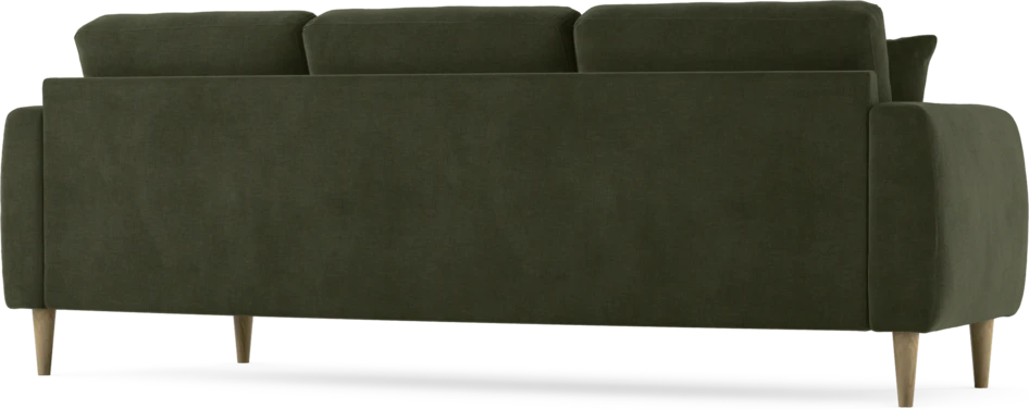 Eden - 3-sits soffa svängd - Grön