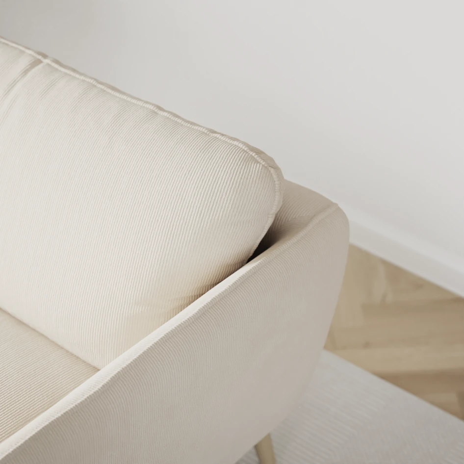 Madison Lux - Hörnsoffa med schäslong höger - Beige
