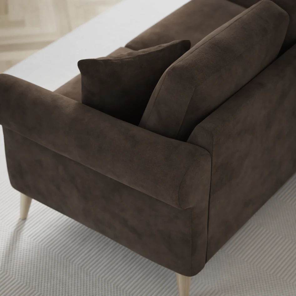 Eden - 2,5-sits soffa - Brun