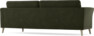 Bridge - 3-sits soffa svängd - Grön