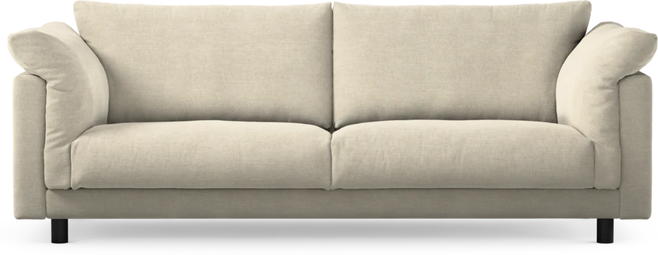Cherrie - 3-sits soffa, fast klädsel - Beige