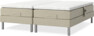 Roma Family - Ställbar säng, dubbelsäng med bäddmadrass, B 160-180 - Beige