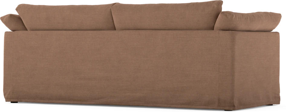 Cherrie - 2,5-sits soffa, hel dyna och kappa - Orange